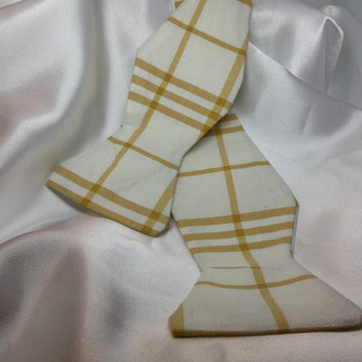 Cream & Gold Classic Bow-Tie Set