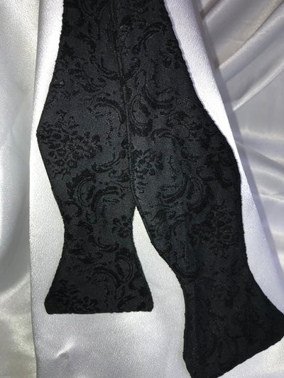 Black Velvet Bow-Tie Set